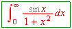 Scientific Word representation of integral