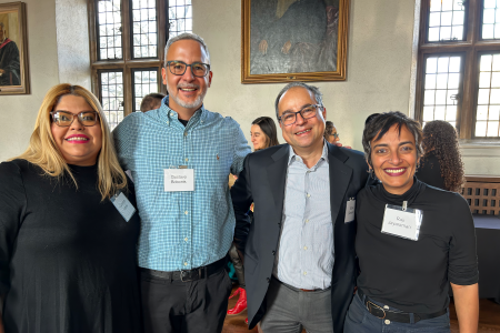 Forward Society Lab team, Gustavo Bobonis, Raji Jayaraman, Joaquín Klot