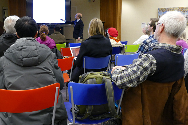 Professor Jonathan Hall lecturing