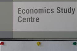 Economics Study Centre sign