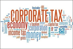 corporate tax word cloud